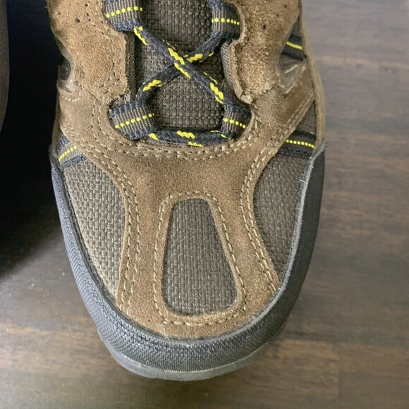 DENALI Mens Hiking Boots Leather 8.5 Trail Outdoor Brown Yellow Earth Tones Lace - Picture 8 of 12